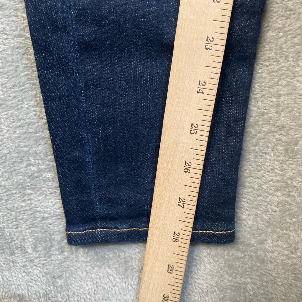 Frame Denim Jeans Women Size 25 Le High Skinny Crop Dark Blue Denim Stretch - Picture 10 of 14